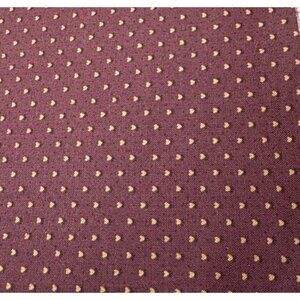 Moda Fabrics Burgundy with Gold Dotted Cotton Fabric 9"x44" Sewing Japan-Made